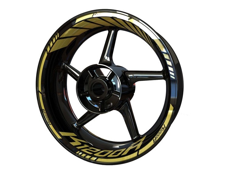 BMW K1200R Wheel Stickers - "Classic" Standard Design