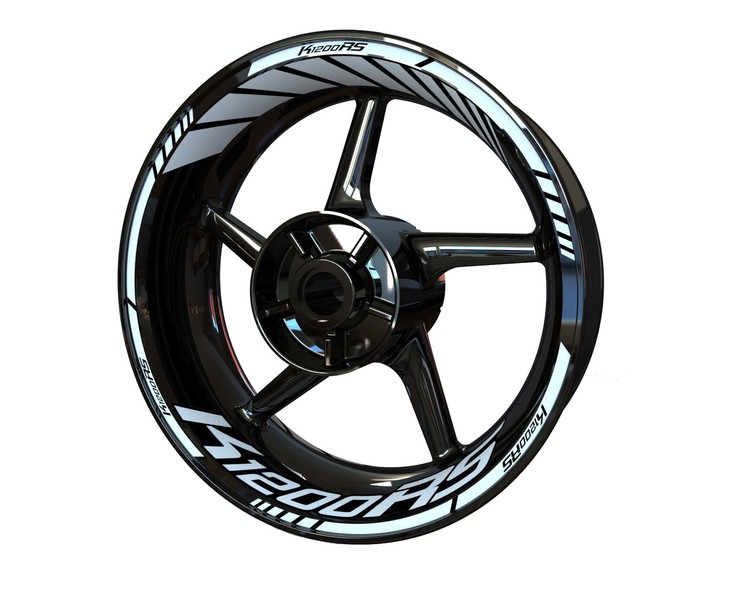 BMW K1200RS Wheel Stickers - Standard Design
