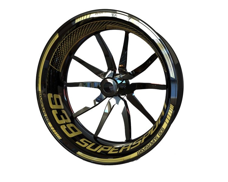 Ducati 939 Supersport Wheel Stickers - Plus Design