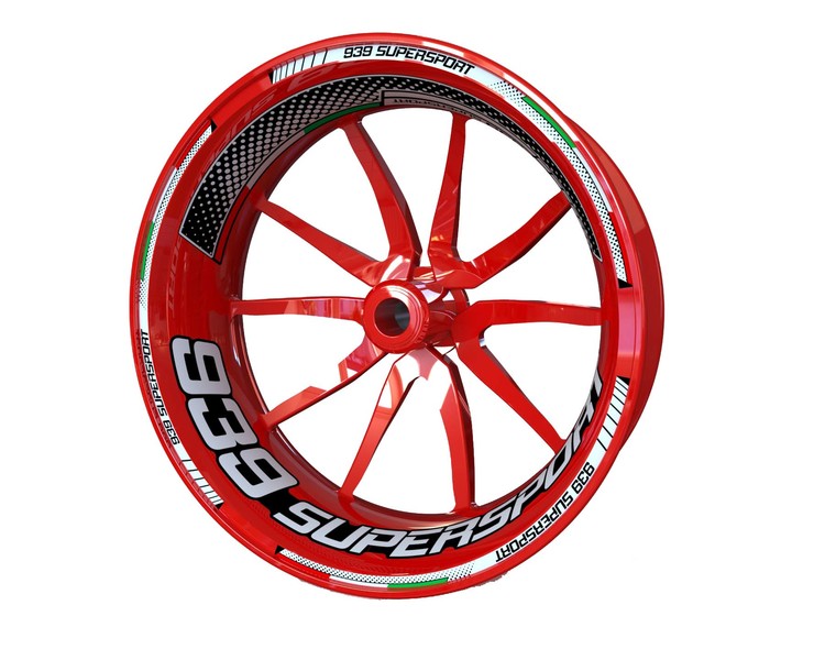 Ducati 939 Supersport Wheel Stickers - Plus Design