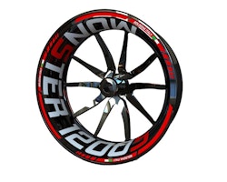 Ducati Monster 1200S Wheel Stickers - "Classic" Standard Design