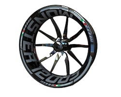 Ducati Monster 1200S Wheel Stickers - "Classic" Standard Design