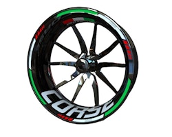 Ducati CORSE Wheel Stickers - "Classic" Standard Design