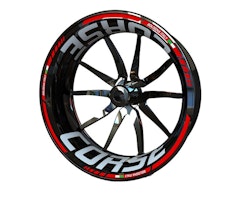 Ducati CORSE Fälgdekaler - Standarddesign