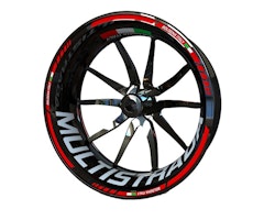 Ducati Multistrada Wheel Stickers - "Classic" Standard Design