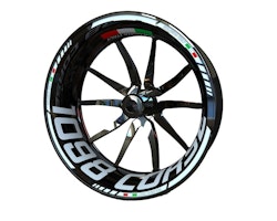 Ducati 1098 Corse Wheel Stickers - "Classic" Standard Design