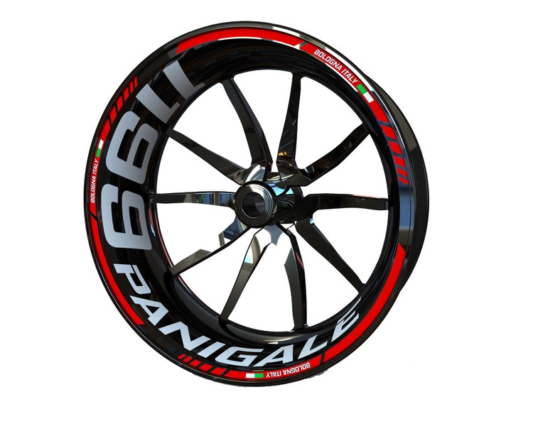 Ducati 1199 Panigale Wheel Stickers - "Classic" Standard Design