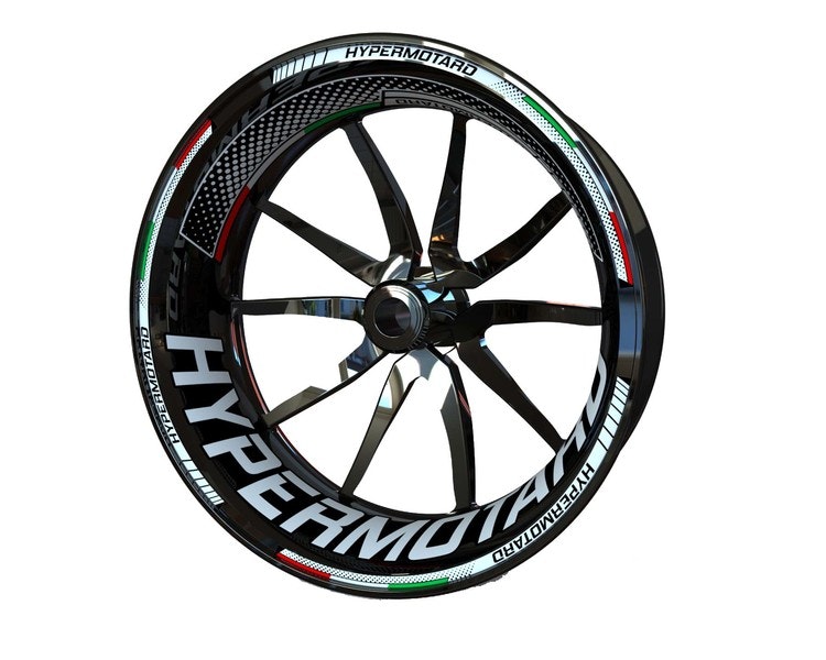 Hypermotard Rim Stickers - "Fade"