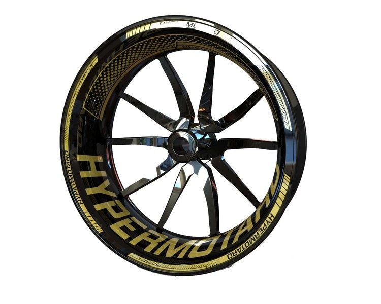 Ducati Hypermotard Wheel Stickers - Plus Design