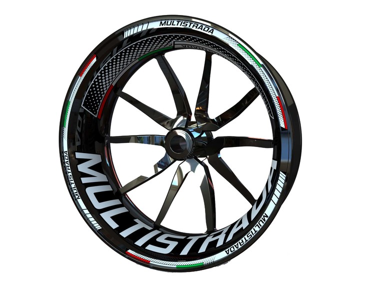 Ducati Multistrada Wheel Stickers - Plus Design