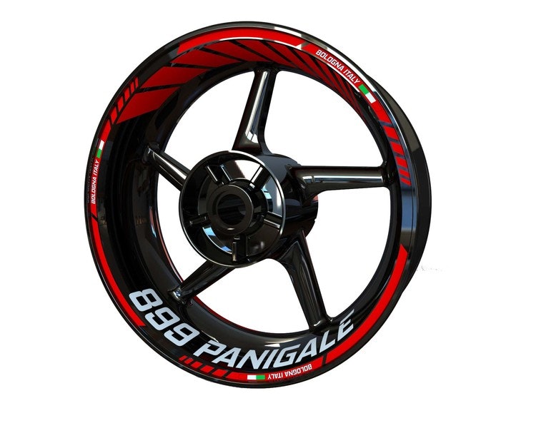 Ducati 899 Panigale Velg Stickers - standaard ontwerp