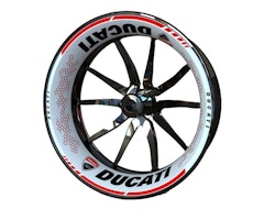 Wheel Stickers - For Ducati - Premium Design (Single Swingarm)