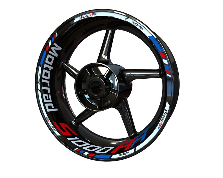 BMW S1000RR Motorrad Wheel Stickers - Standard Design