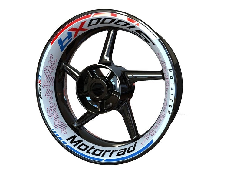 BMW S1000XR Wheel Stickers - Premium Design