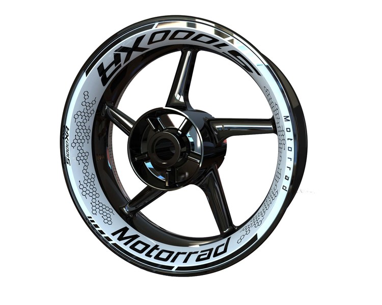 BMW S1000XR Wheel Stickers - Premium Design