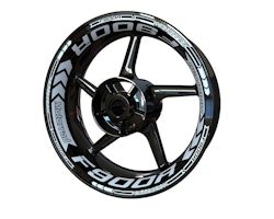 BMW F900R Wheel Stickers - Plus Design