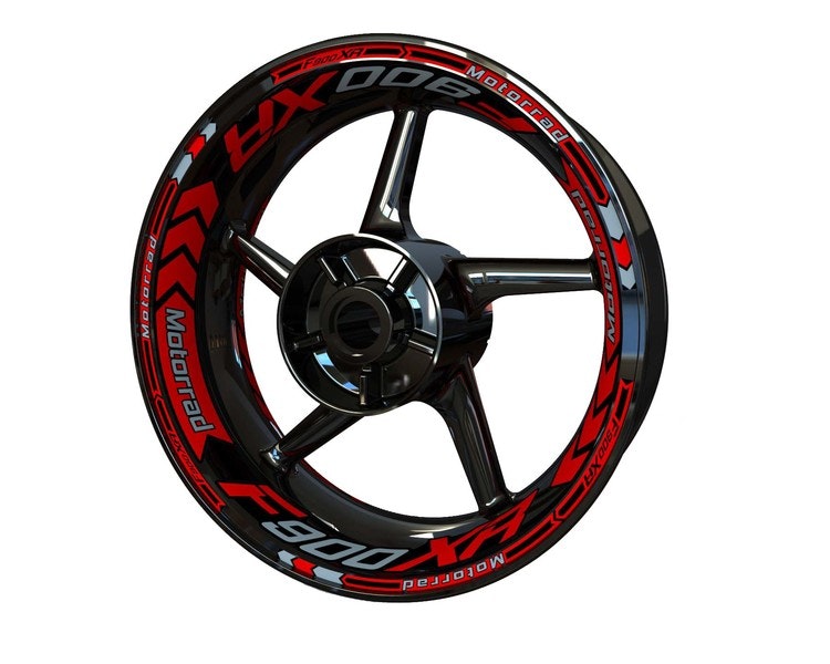 BMW F900XR Wheel Stickers - Plus Design