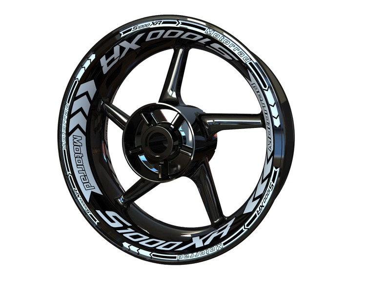 BMW S1000XR Wheel Stickers - Plus Design