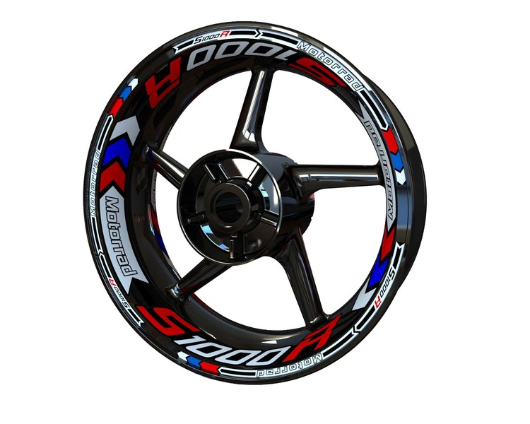 BMW S1000R Wheel Stickers - Plus Design