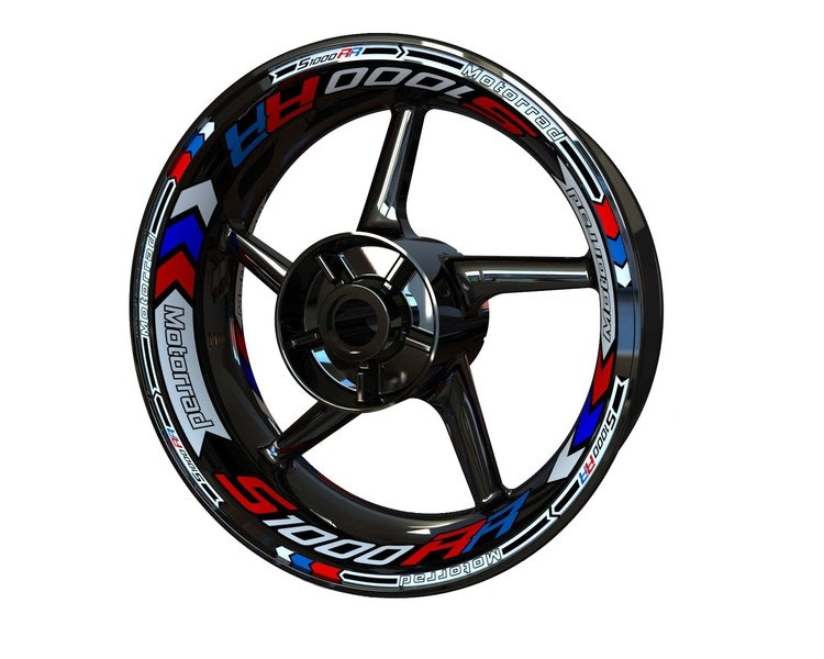 BMW S1000RR Wheel Stickers - Plus Design