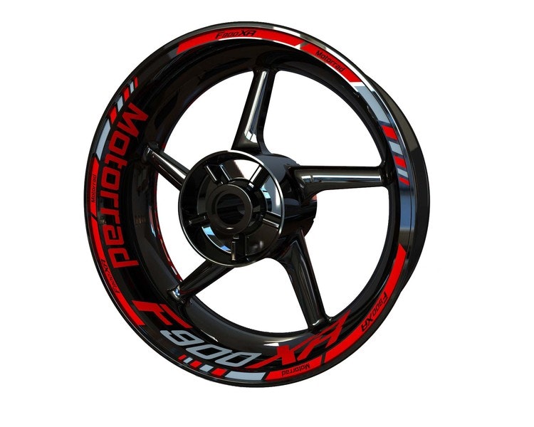 F900XR Motorrad Rim Stickers - "Classic"