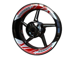 BMW S1000RR Wheel Stickers - Two Piece Design