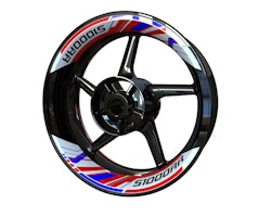 BMW S1000RR Wheel Stickers - Two Piece Design