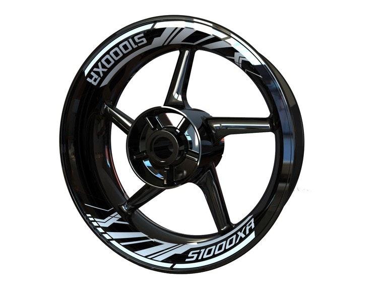 BMW S1000XR Wheel Stickers - Two Piece Design