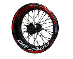 DR-Z 400 Rim Stickers - "Supermoto"