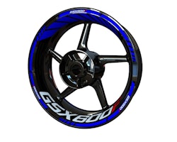 Suzuki GSX600F Wheel Stickers - "Classic" Standard Design
