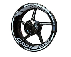 Suzuki GSR600 Wheel Stickers - "Classic" Standard Design