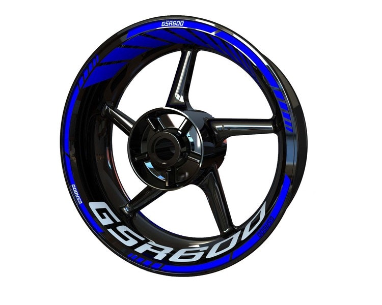 Suzuki GSR600 Wheel Stickers - "Classic" Standard Design