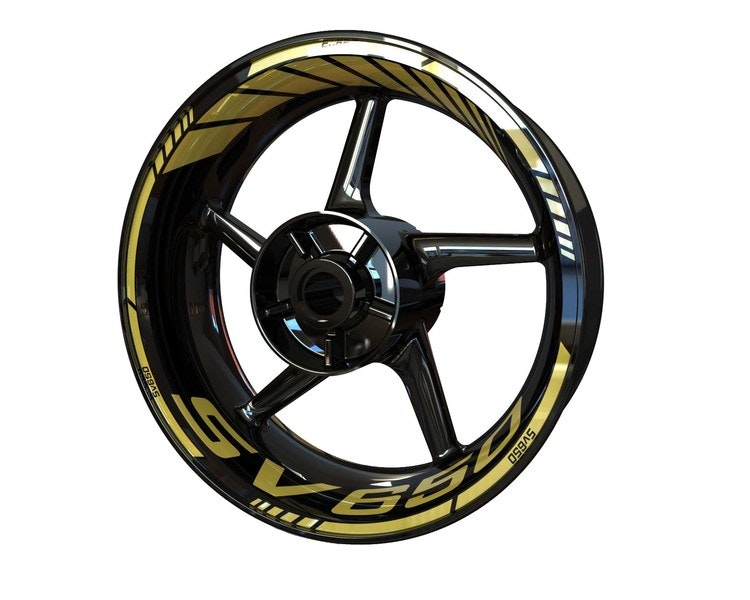 Suzuki SV650 Wheel Stickers - "Classic" Standard Design