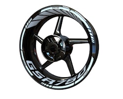 Suzuki GSR750 Wheel Stickers - "Classic" Standard Design