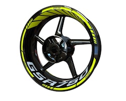 Suzuki GSR750 Wheel Stickers - "Classic" Standard Design