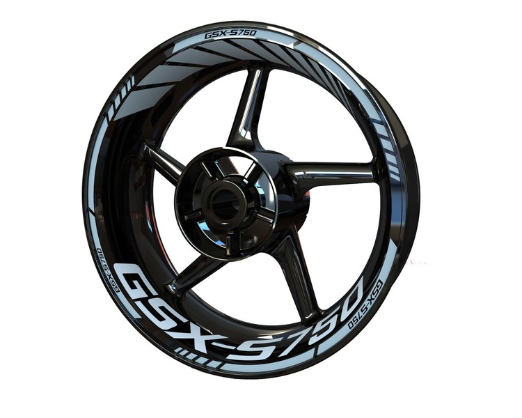 Suzuki GSXS 750 Wheel Stickers  - Standard Design