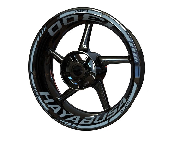 Hayabusa 1300 Rim Stickers - "Classic"