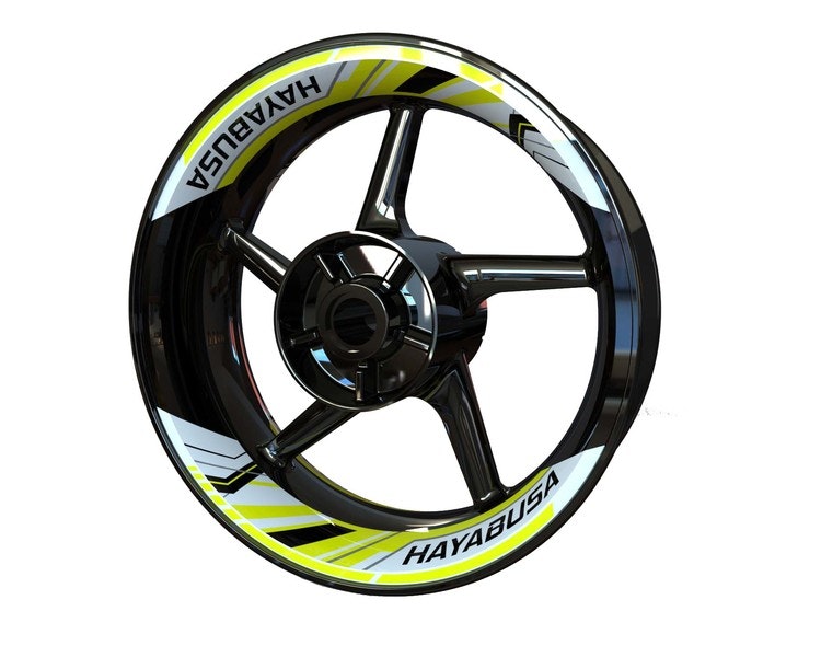 Suzuki Hayabusa Wheel Stickers - Two Piece Design