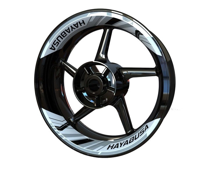 Suzuki Hayabusa Wheel Stickers - Two Piece Design