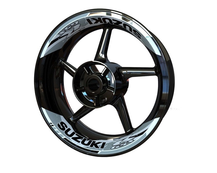 Suzuki GSX-R Wheel Stickers kit - Two Piece Design