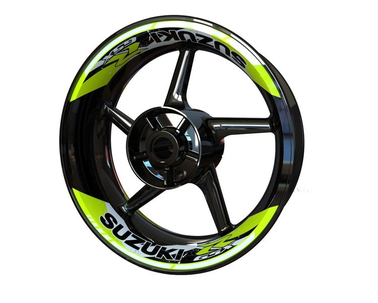 Suzuki GSX-R Wheel Stickers kit - Two Piece Design