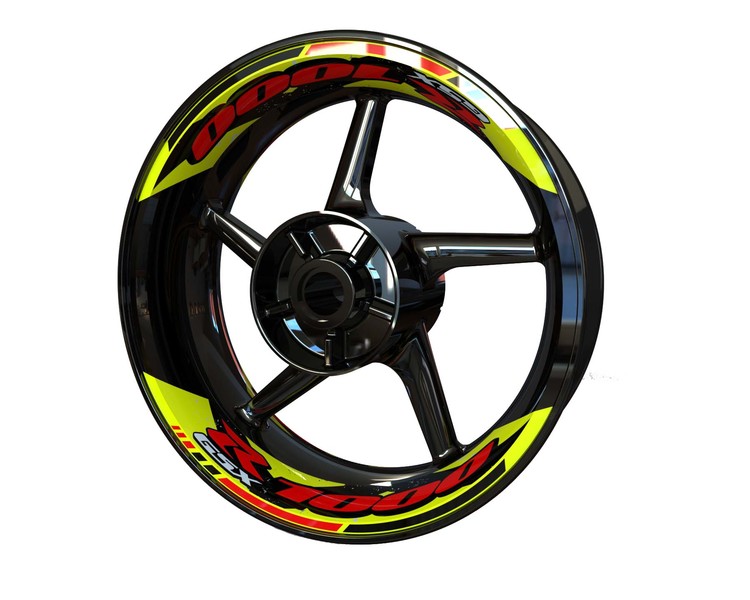 Suzuki GSXR 1000 Wheel Stickers - Two Piece Design