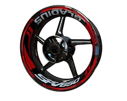 SFV650 Gladius Velg Stickers - "Wave"