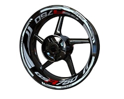 GSR750 Velg Stickers - "Wave"