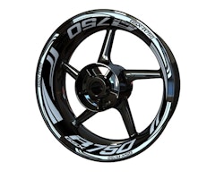 Suzuki GSXR 750 Wheel Stickers - Plus Design