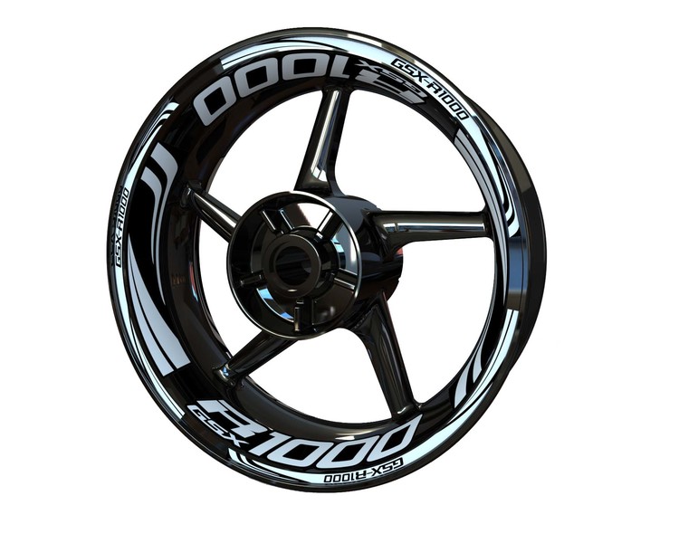Suzuki GSXR 1000 Wheel Stickers - Plus Design
