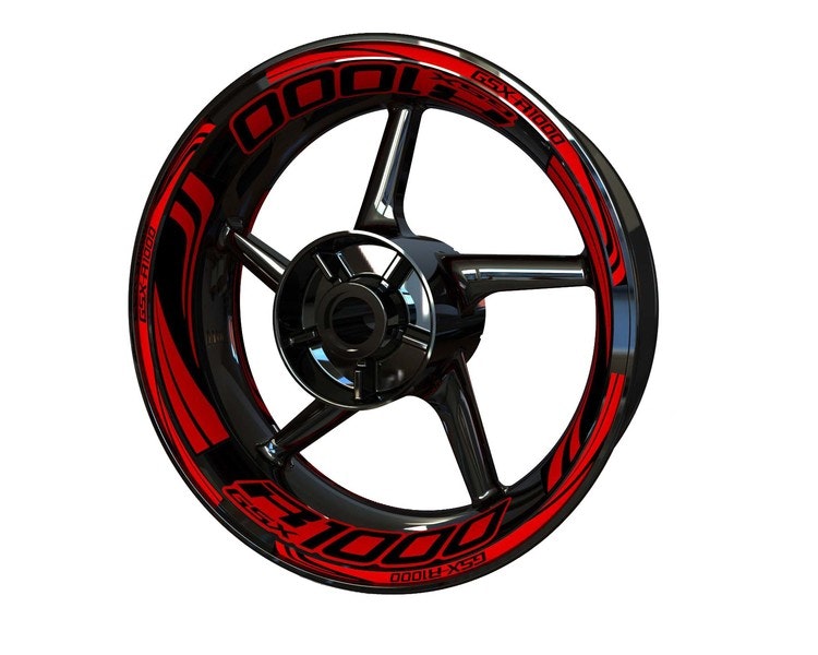 Suzuki GSXR 1000 Wheel Stickers - Plus Design - SpinningStickers | #1  Motorcycle & Powersport Graphics