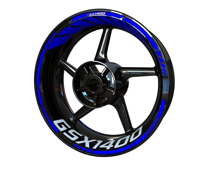 Suzuki GSX 1400 Velg Stickers - standaard ontwerp