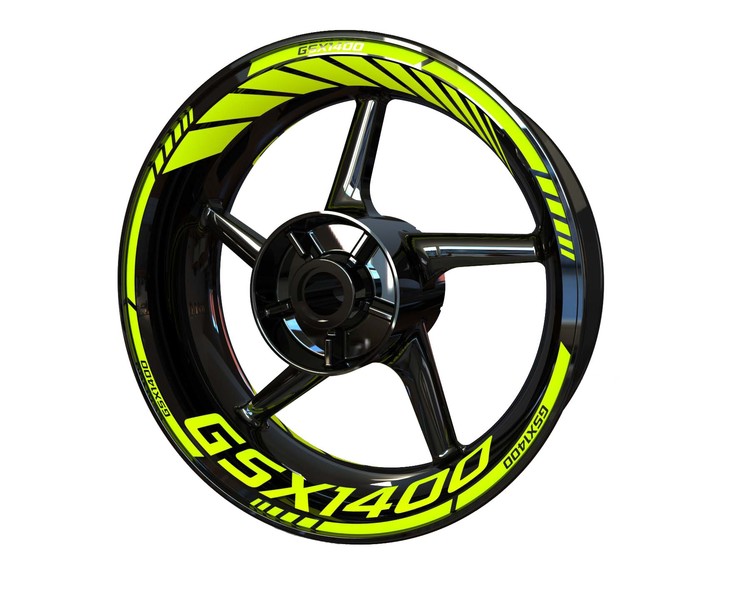 Suzuki GSX 1400 Wheel Stickers  - Standard Design