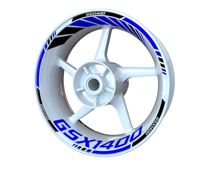 Suzuki GSX 1400 Wheel Stickers - "Classic" Standard Design -  SpinningStickers | #1 Motorcycle & Powersport Graphics